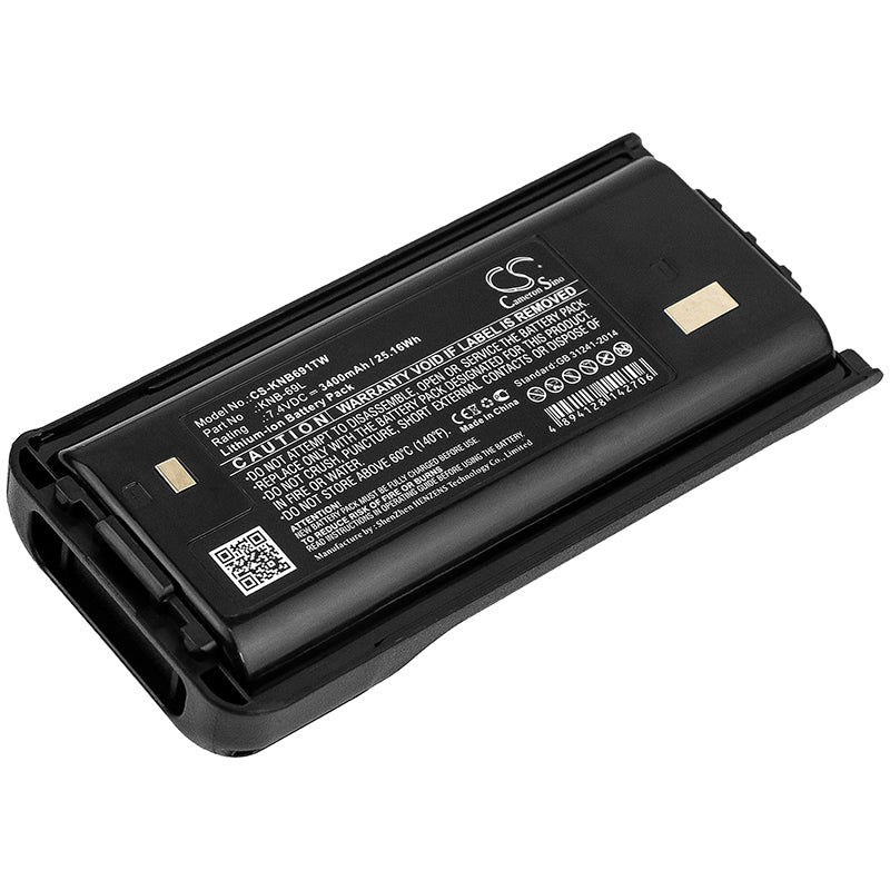 7.4V 3400mAh/25.16Wh Li-ion Two-Way Radio Battery for KENWOOD
