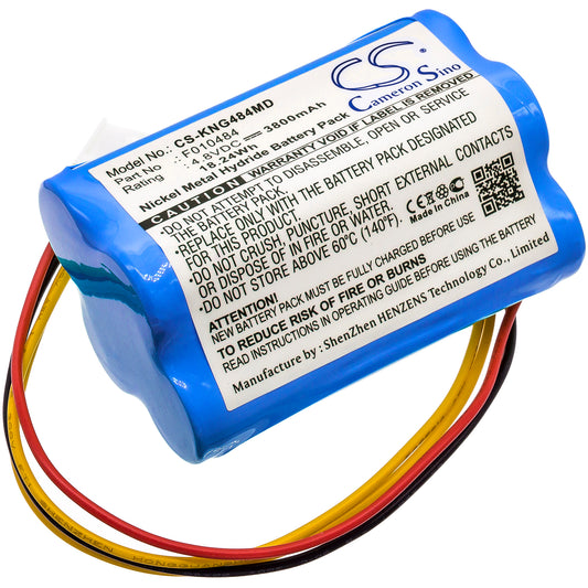 4.8V 3800mAh/18.24Wh Ni-MH Medical Battery for Kangaroo