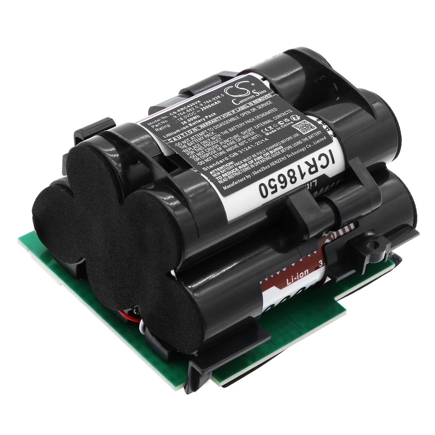 CS-KRC420VX Replacement Battery – Compatible with 064200, VC 4i, VC 4i Cordless, VC 4i Plus