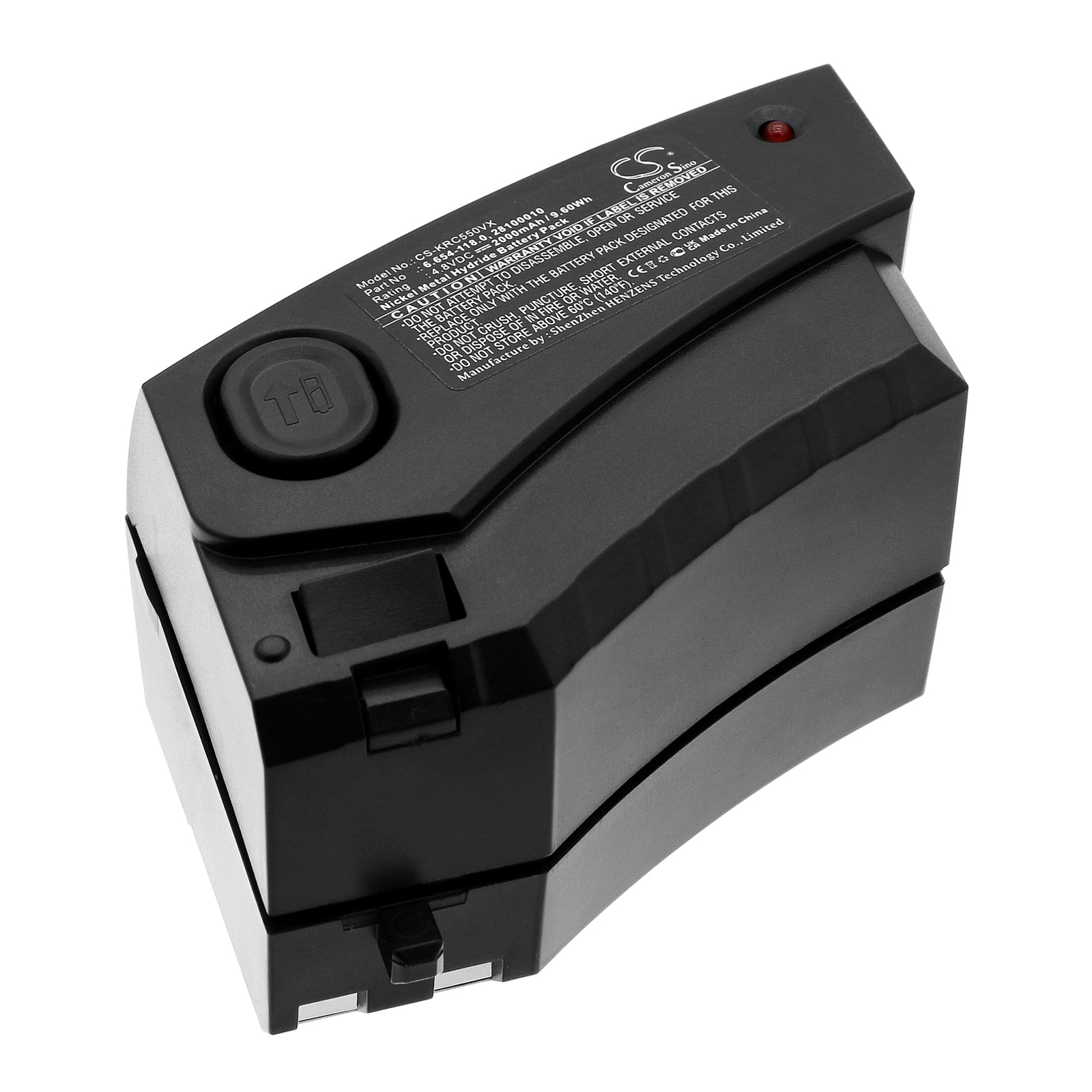 4.8V 2000mAh/9.60Wh Ni-MH Vacuum Battery for Karcher