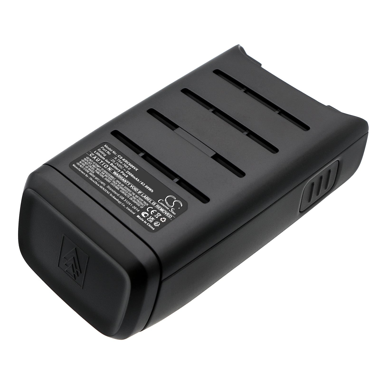 CS-KRC600VX Replacement Battery – Compatible with VC 6 Cordless ourFamily, VC 6 Cordless Premium ourFamil