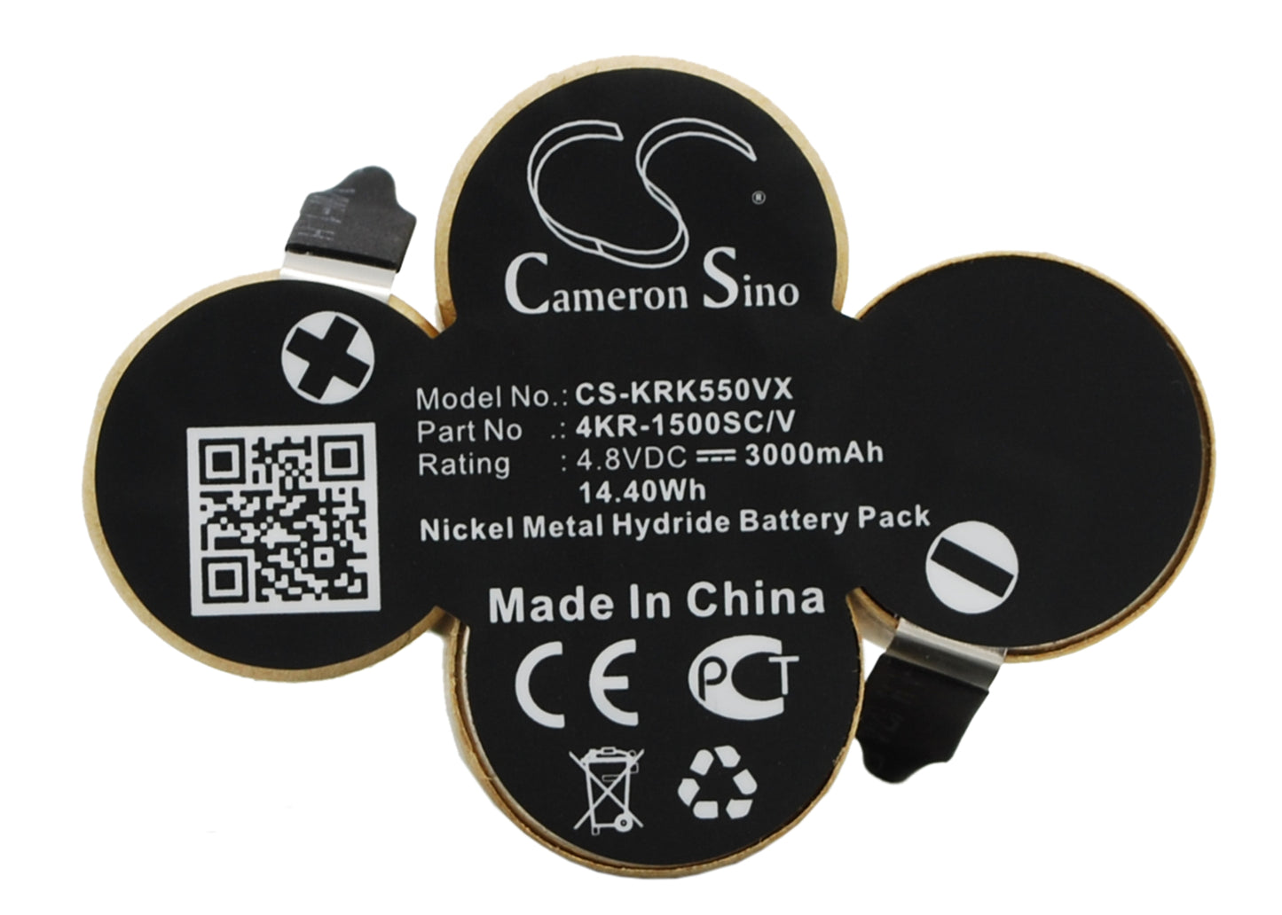 4.8V 3000mAh/14.40Wh Ni-MH Vacuum Battery for Karcher