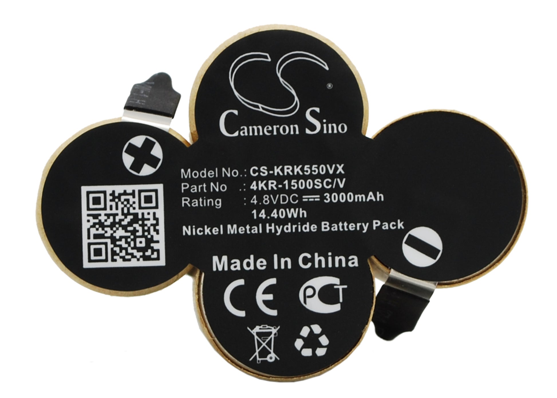 4.8V 3000mAh/14.40Wh Ni-MH Vacuum Battery for Karcher