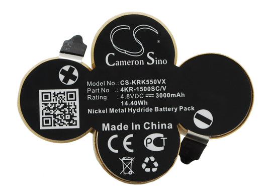 4.8V 3000mAh/14.40Wh Ni-MH Vacuum Battery for Karcher