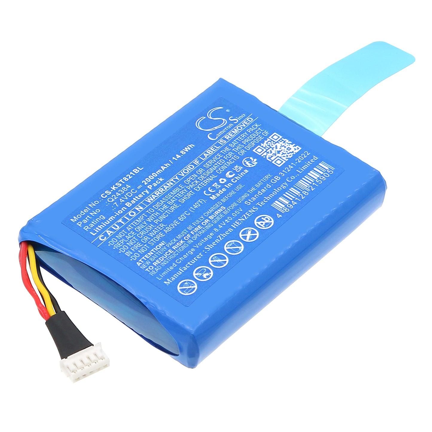 CS-KST821BL Replacement Battery – Compatible with KS8210