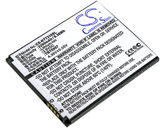 3.8V 2200mAh/8.36Wh Li-ion Mobile/SmartPhone Battery for Highscreen