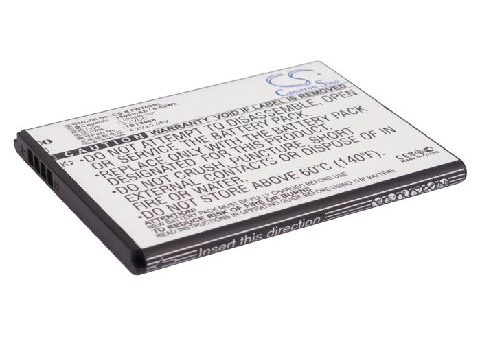 3.7VV 1500mAh/5.55Wh Li-ion Mobile/SmartPhone Battery for K-Touch
