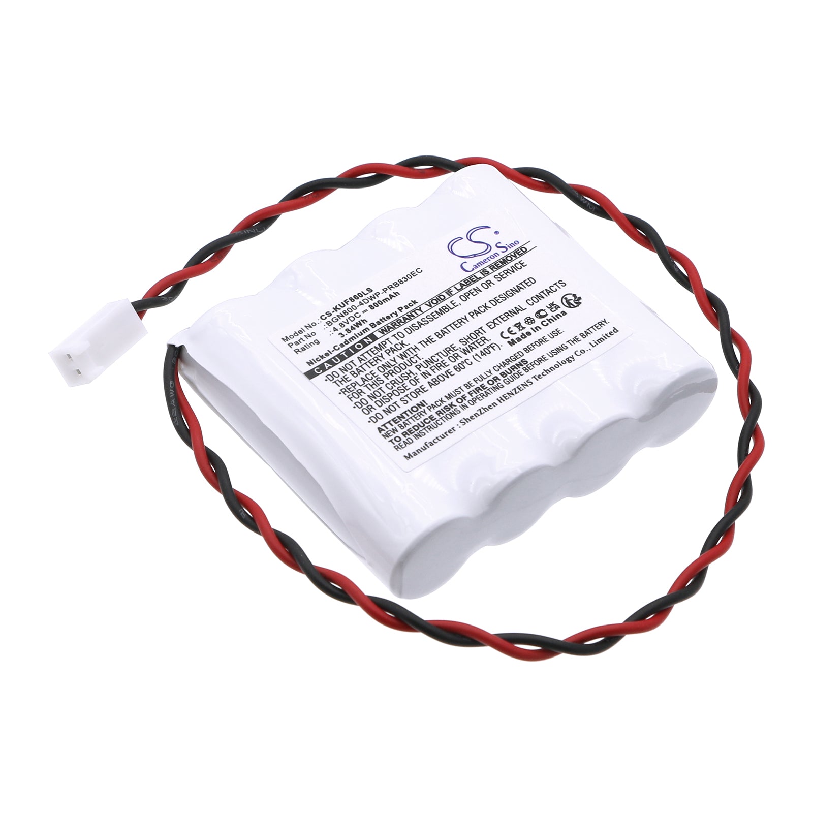 CS-KUF860LS Replacement Battery – Compatible with 850.0060 AA/4