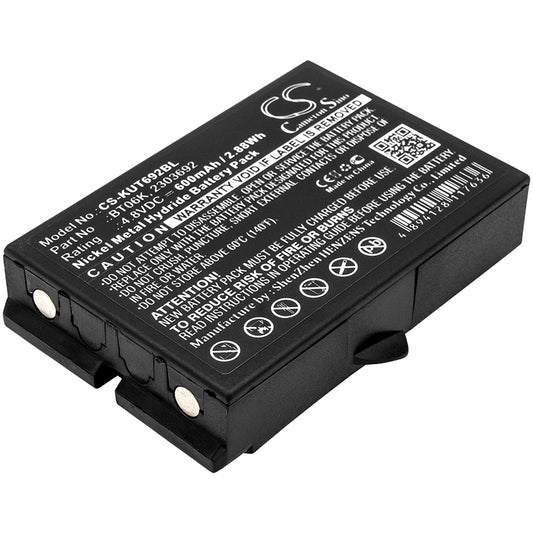 4.8V 600mAh Ni-MH Replacement Battery For IKUSI 2303692 BT06K