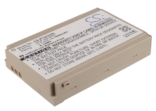 3.7V 1650mAh REPLACEMENT BATTERY KYOCERA 5AAXBT053GEA