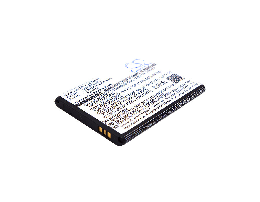 3.8V 2100mAh/7.98Wh Li-ion Mobile/SmartPhone Battery for Kyocera