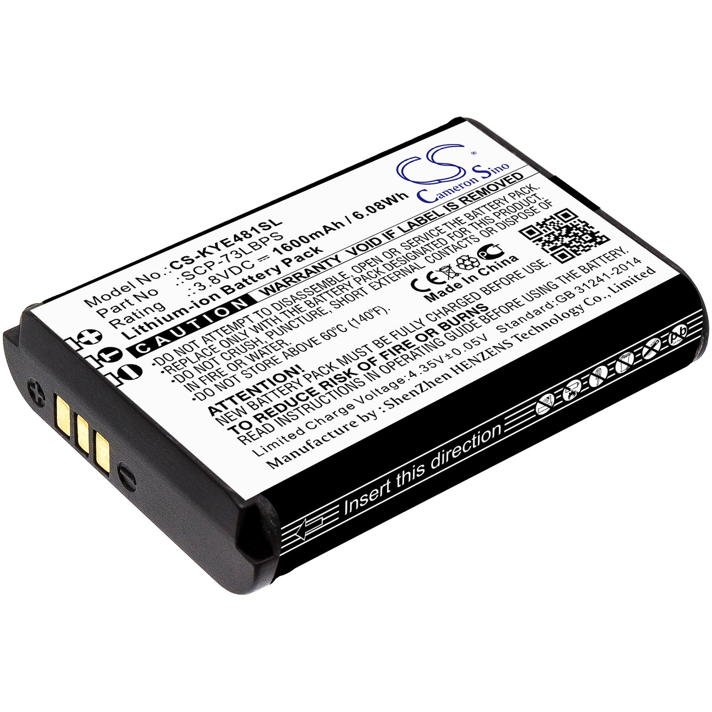 CS-KYE481SL Replacement Battery – Compatible with DuraXA Equip, DuraXE Epic, DuraXV Extreme, DuraXV Extreme +, E4810, E4811, E4830, E4831
