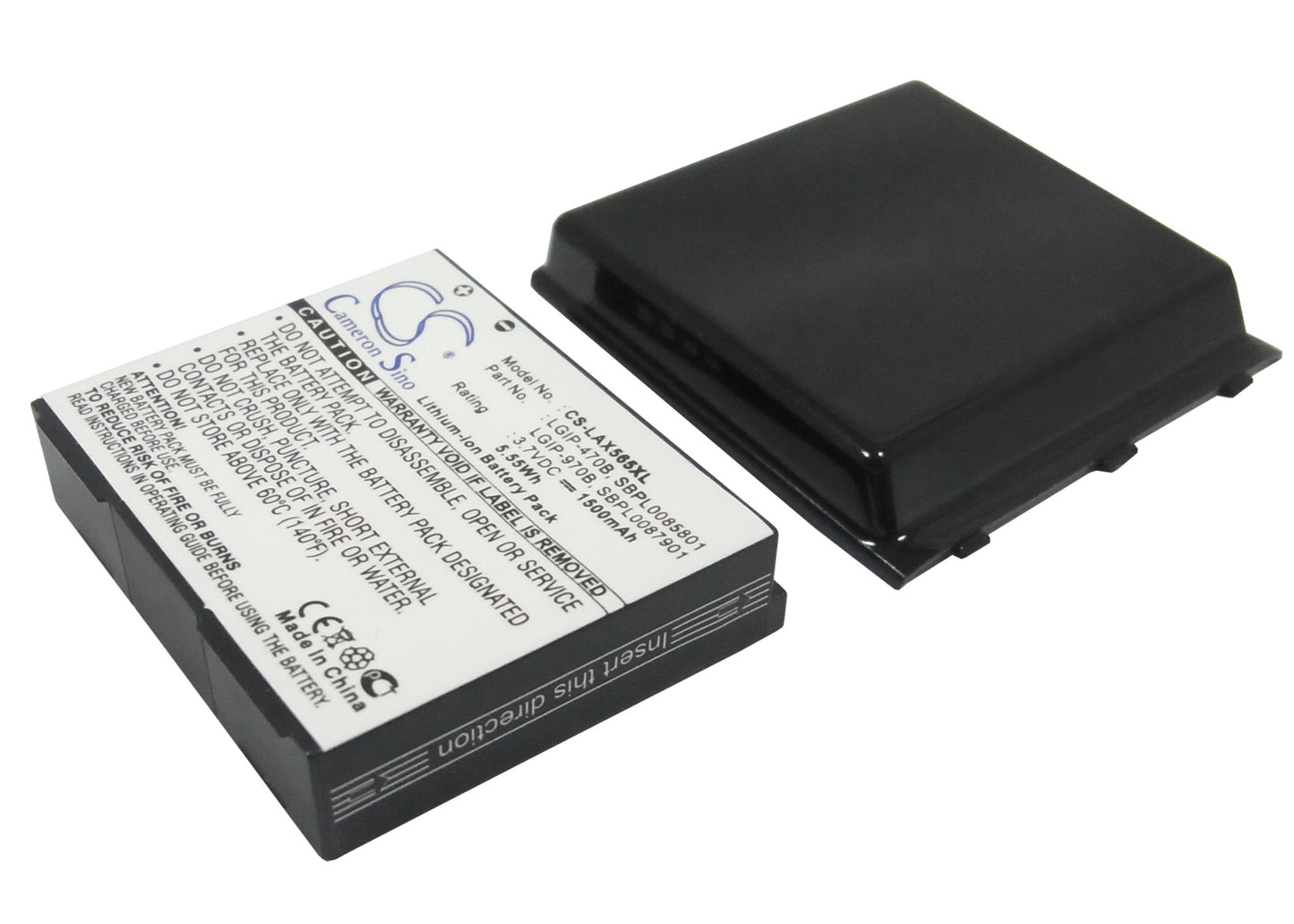 3.7V 1150mAh/4.23Wh Li-ion Mobile/SmartPhone Battery for LG