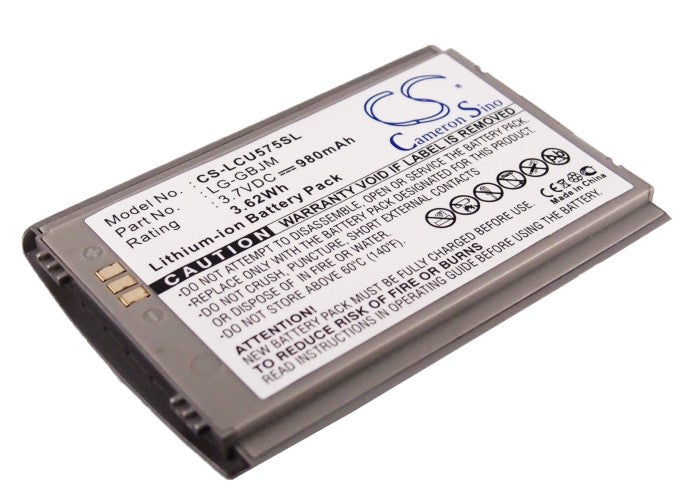 3.7V 980mAh/3.62Wh Li-ion Mobile/SmartPhone Battery for Cingular