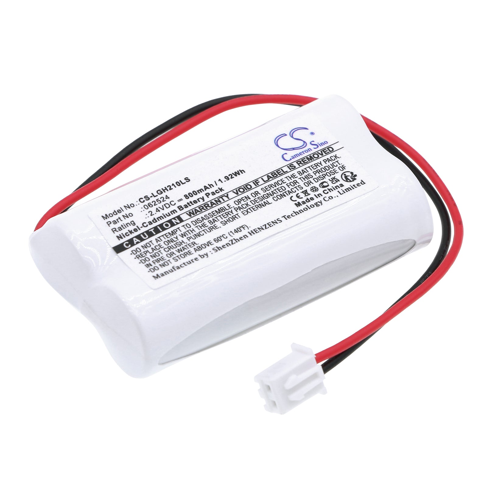 CS-LGH210LS Replacement Battery – Compatible with 0 610 87, 061087, 062514, 062524, 62524, 758803, 806071, BAEH, BAEH ECO1, BAES, HB00026TA, LEG062524, U21LED 70LM