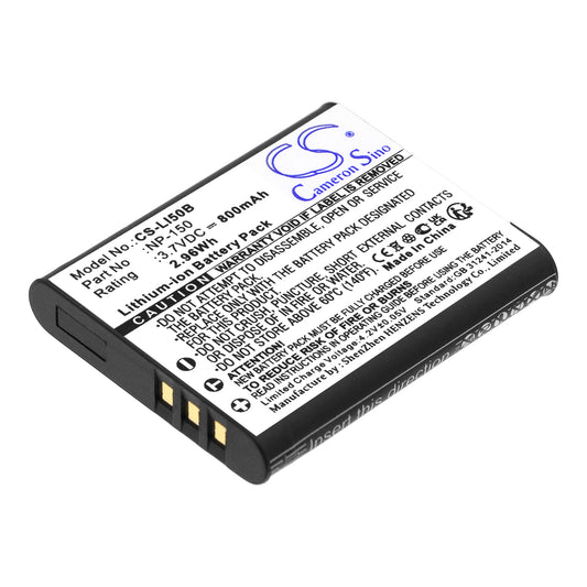 3.7V 800mAh/2.96Wh Li-ion Camera Battery for Kodak