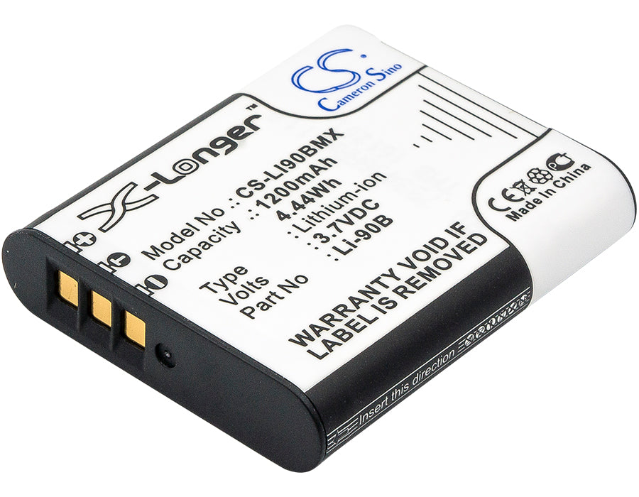 3.7V 1200mAh/4.44Wh Li-ion Camera Battery for OLYMPUS