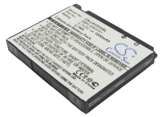 3.7V 1000mAh Li-ion Mobile/SmartPhone Battery for LG