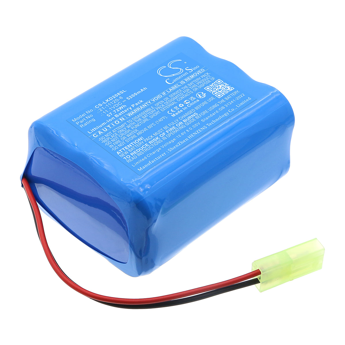 CS-LKD208SL Replacement Battery – Compatible with Agitator HDi - Drake, Hen & Goose, Kennel Fan