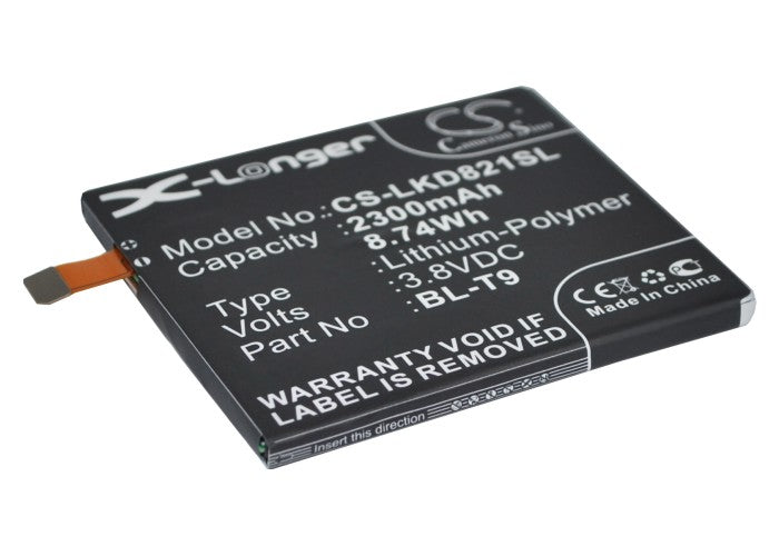 3.8V 2300mAh/8.74Wh Li-Polymer Mobile/SmartPhone Battery for LG