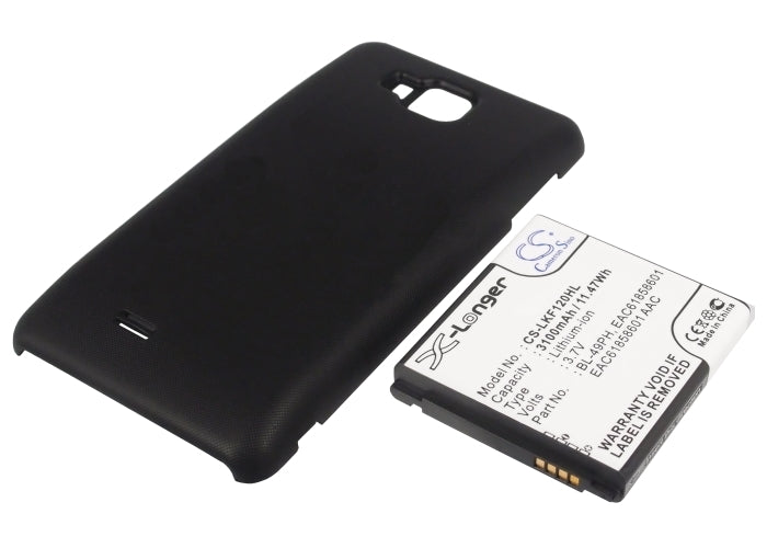 3.7V 3100mAh/11.47Wh Li-ion Mobile/SmartPhone Battery for LG
