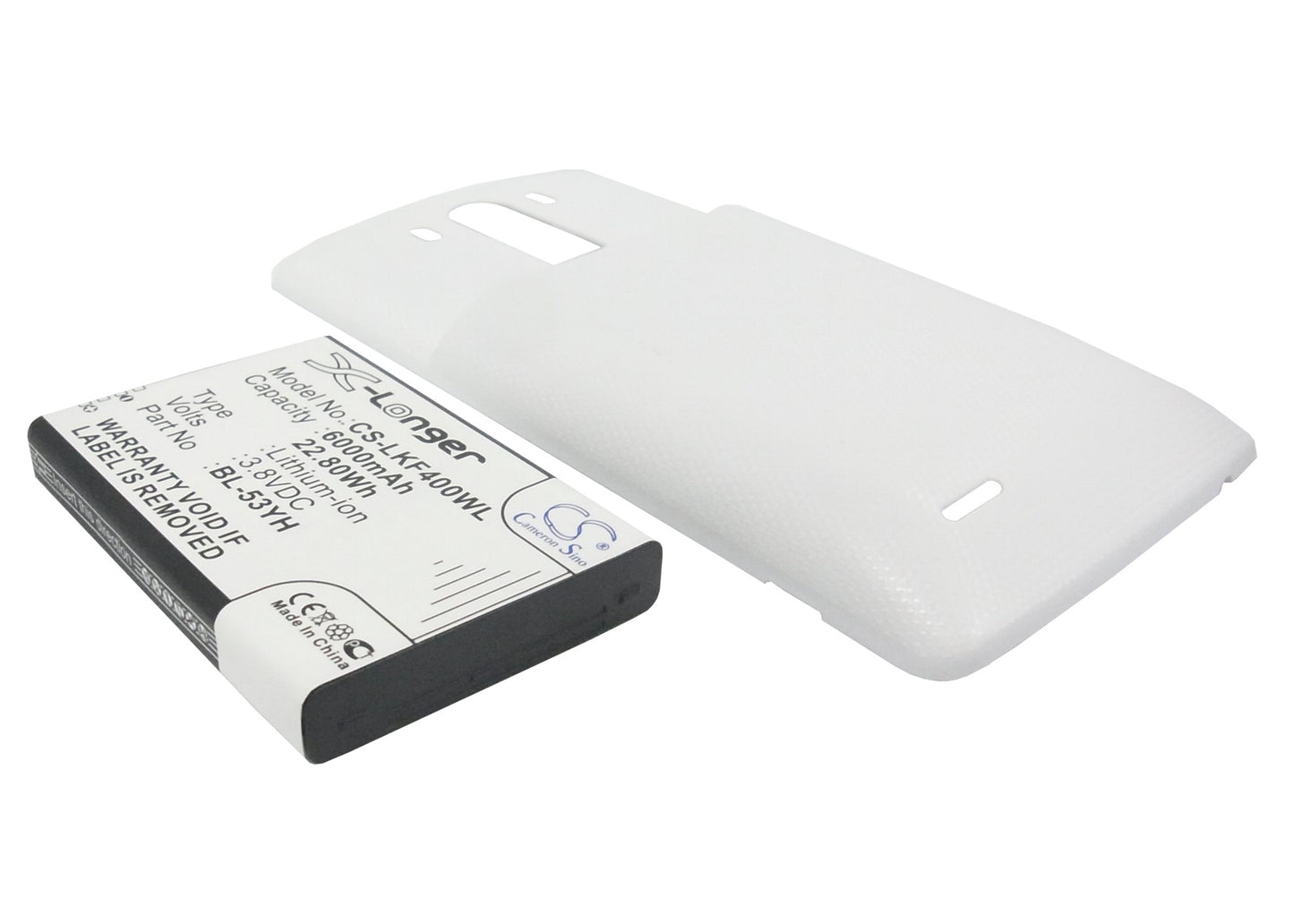 3.8V 6000mAh/22.80Wh Li-ion Mobile/SmartPhone Battery for LG