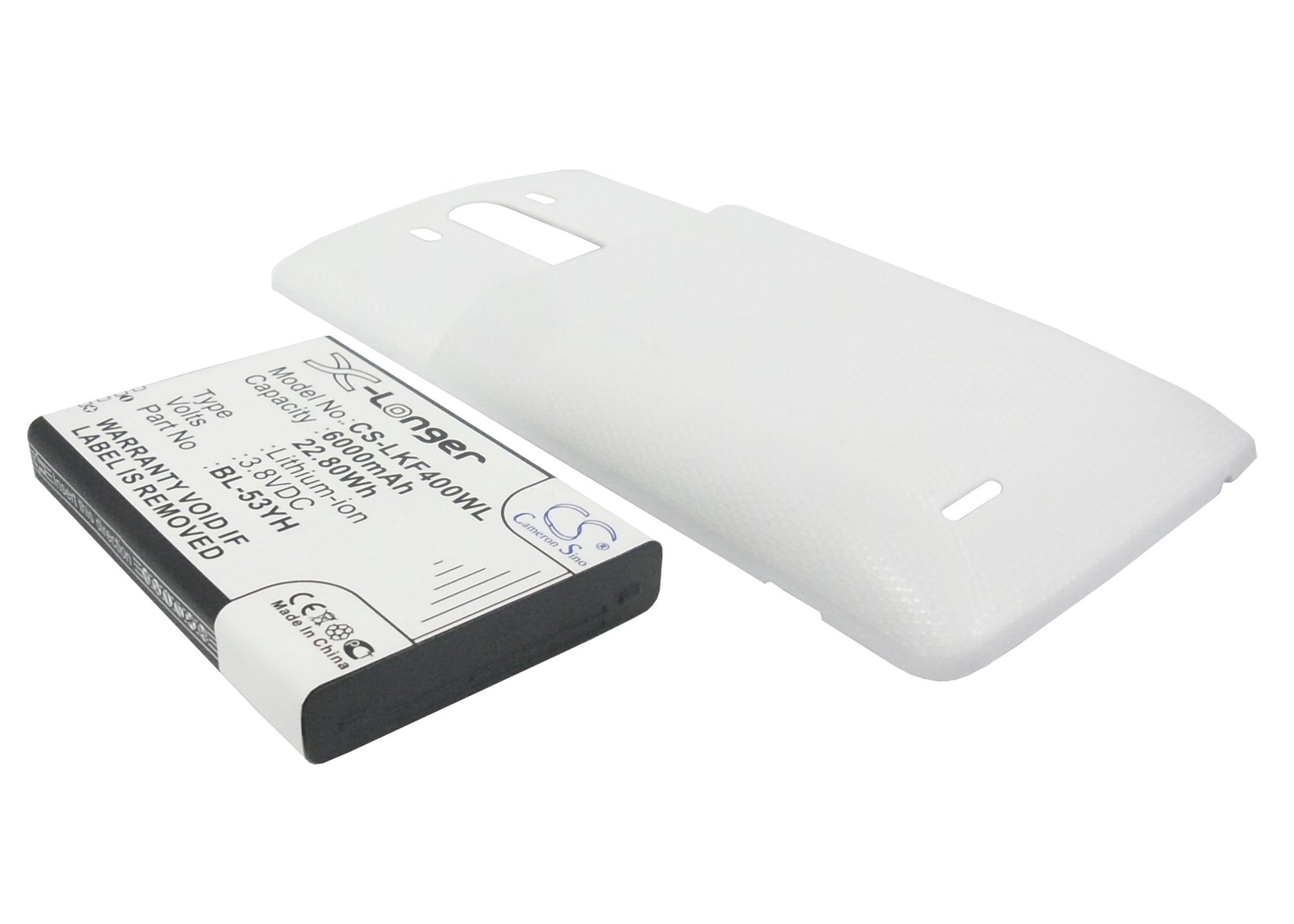 3.8V 6000mAh/22.80Wh Li-ion Mobile/SmartPhone Battery for LG