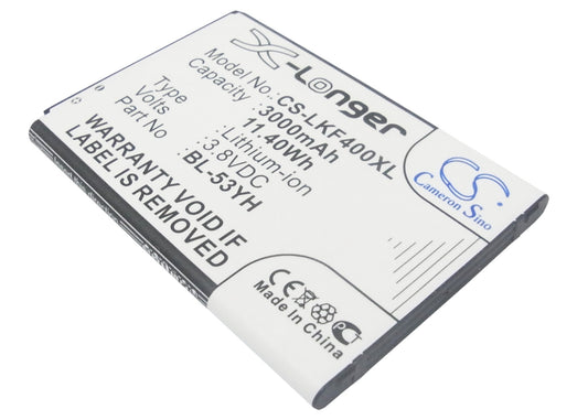 3.8V 3000mAh/11.40Wh Li-ion Mobile/SmartPhone Battery for LG
