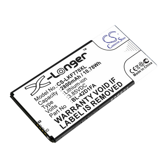 3.85V 2800mAh/10.78Wh Li-ion Mobile/SmartPhone Battery for LG