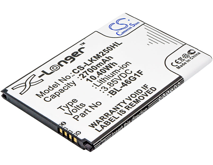 3.85V 2700mAh/10.40Wh Li-ion Mobile/SmartPhone Battery for LG