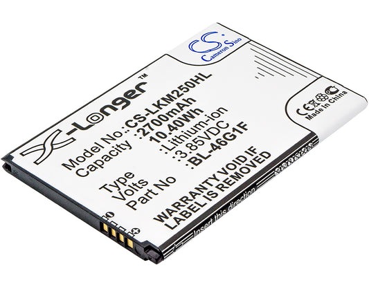 3.85V 2700mAh/10.40Wh Li-ion Mobile/SmartPhone Battery for LG