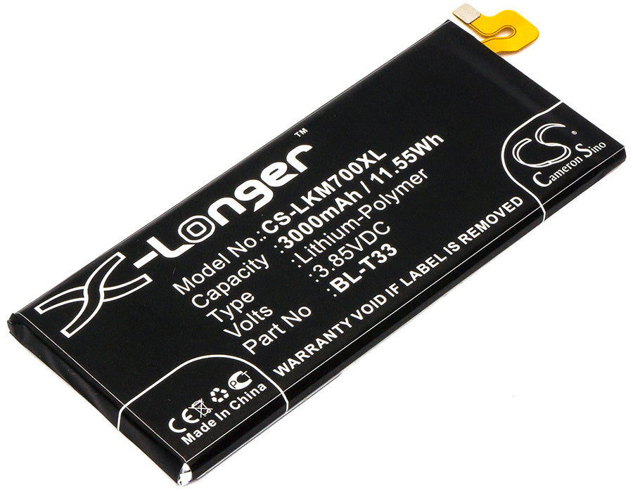 3.85V 3000mAh/11.55Wh Li-Polymer Mobile/SmartPhone Battery for LG