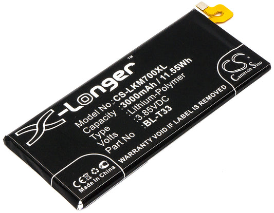 3.85V 3000mAh/11.55Wh Li-Polymer Mobile/SmartPhone Battery for LG