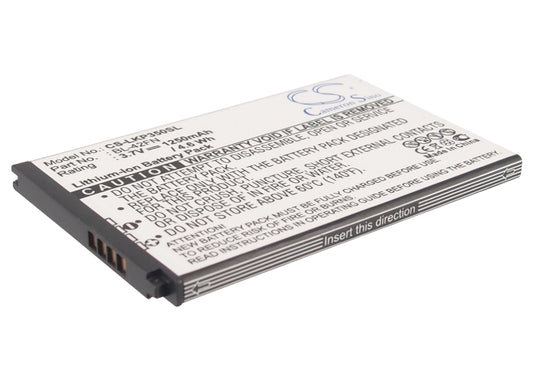 3.7V 1250mAh Li-ion Mobile/SmartPhone Battery for LG