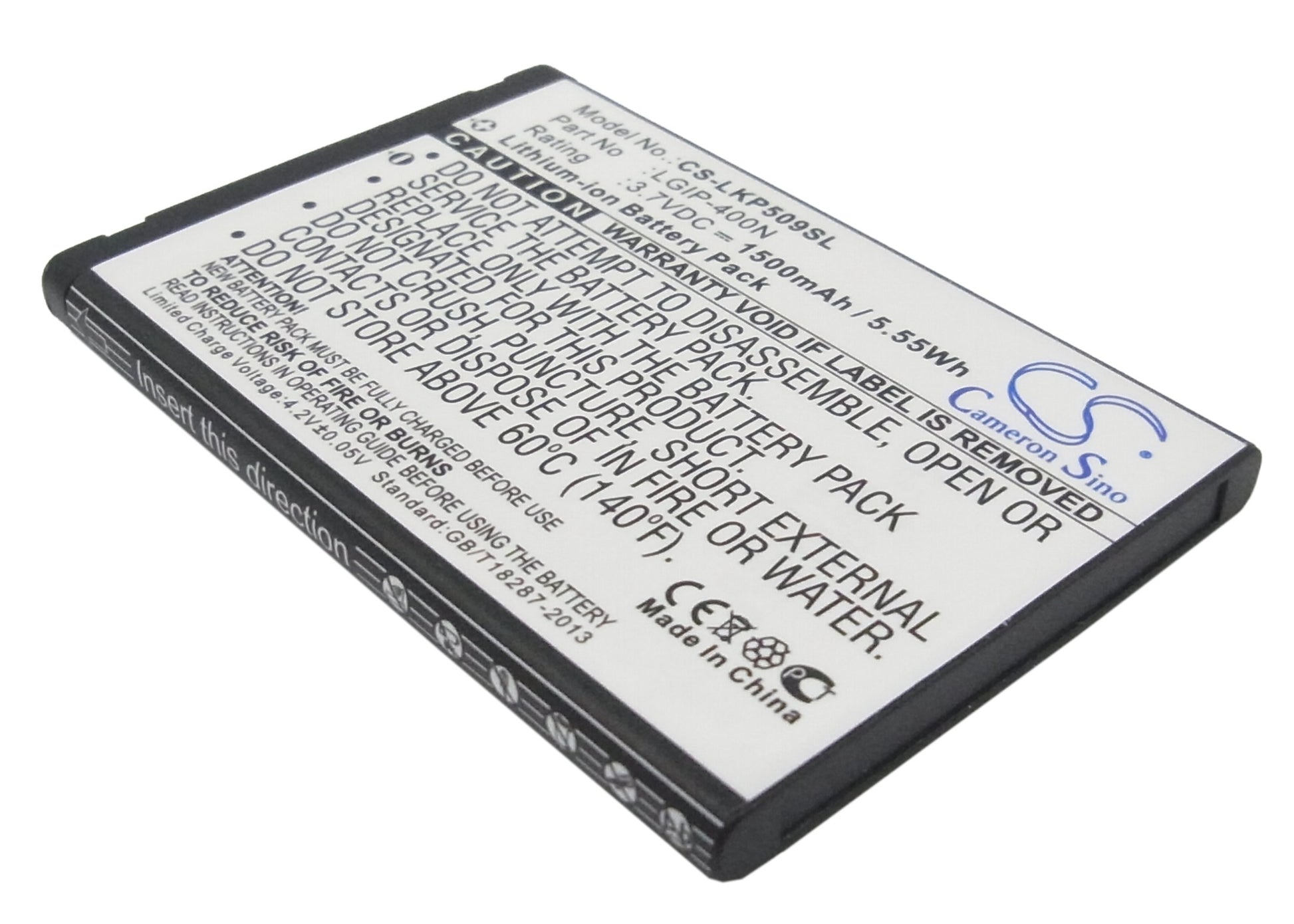 3.7V 1500mAh/5.55Wh Li-ion Mobile/SmartPhone Battery for AT&T