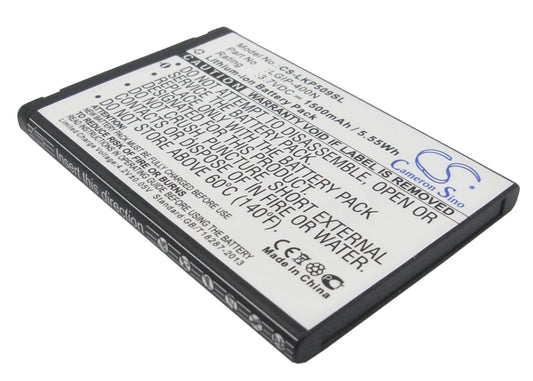 3.7V 1500mAh/5.55Wh Li-ion Mobile/SmartPhone Battery for AT&T