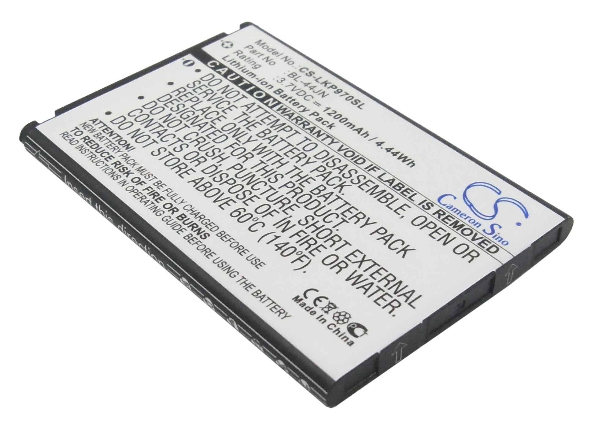 3.7V 1200mAh/4.44Wh Li-ion Mobile/SmartPhone Battery for T-Mobile
