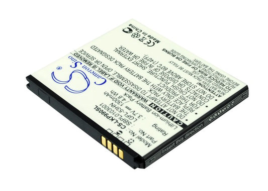 3.7V 1300mAh/4.81Wh Li-ion PDA/Pocket PC Battery for LG