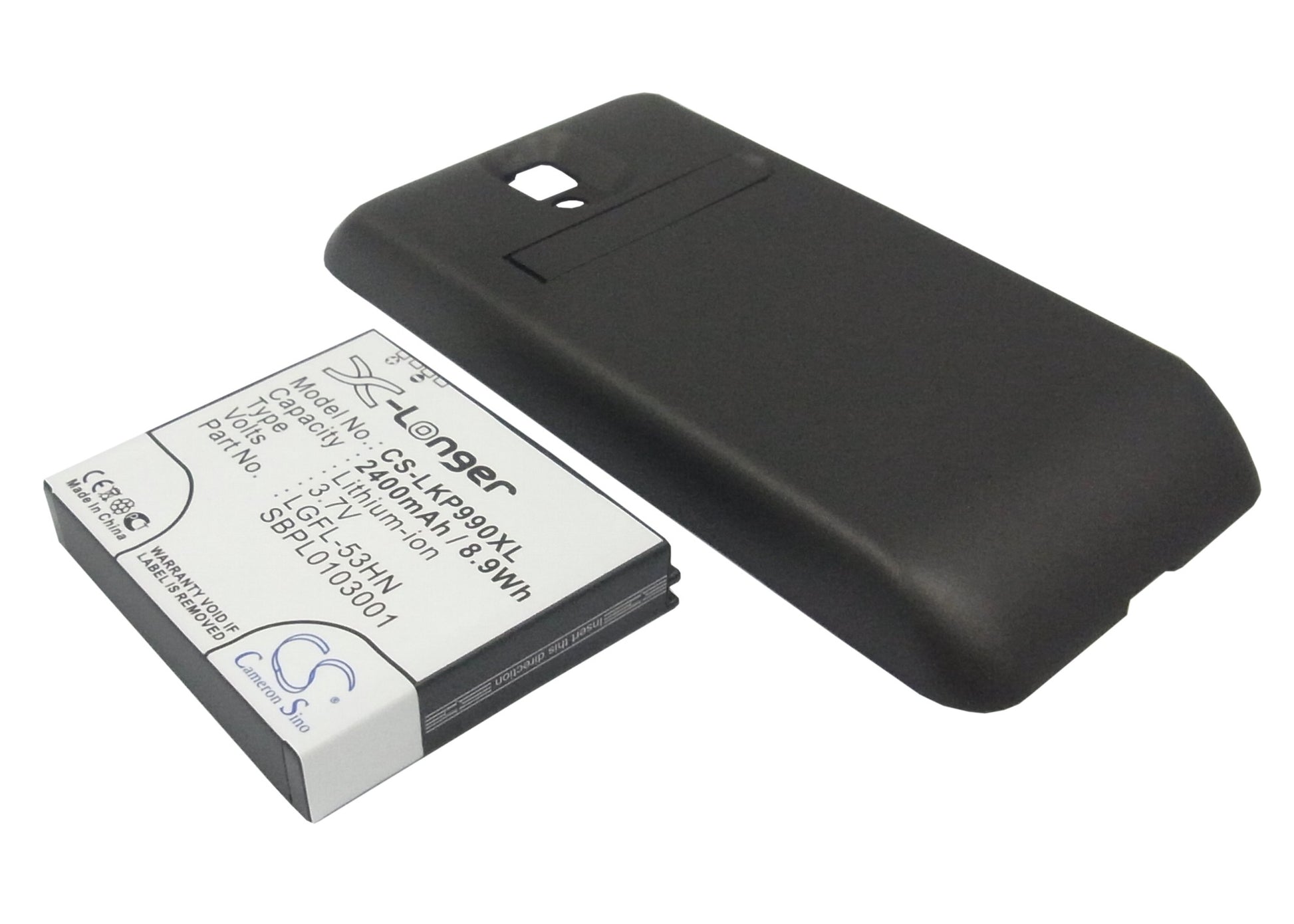 3.7V 2400mAh/8.88Wh Li-ion Mobile/SmartPhone Battery for LG