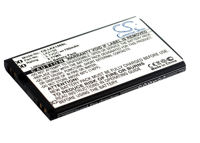 3.7V 750mAh Li-ion Mobile/SmartPhone Battery for LG