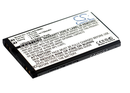 3.7V 750mAh Li-ion Mobile/SmartPhone Battery for LG