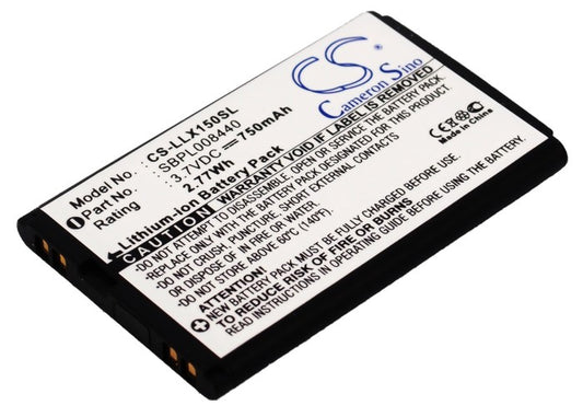3.7V 750mAh Li-ion Mobile/SmartPhone Battery for LG