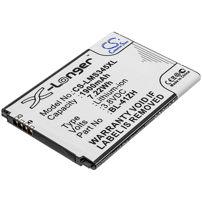 3.8V 1900mAh/7.22Wh Li-ion Mobile/SmartPhone Battery for LG