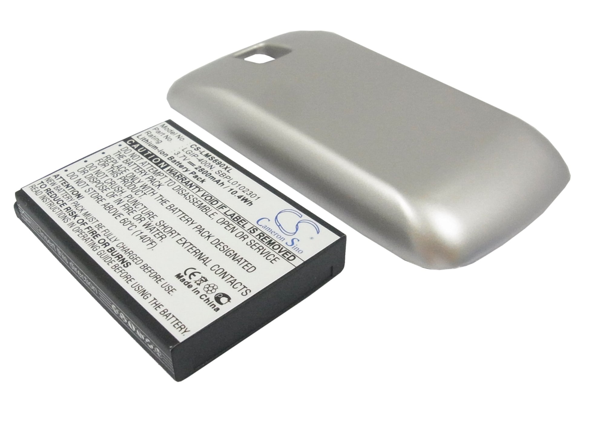3.7V 2800mAh/10.36Wh Li-ion Mobile/SmartPhone Battery for LG