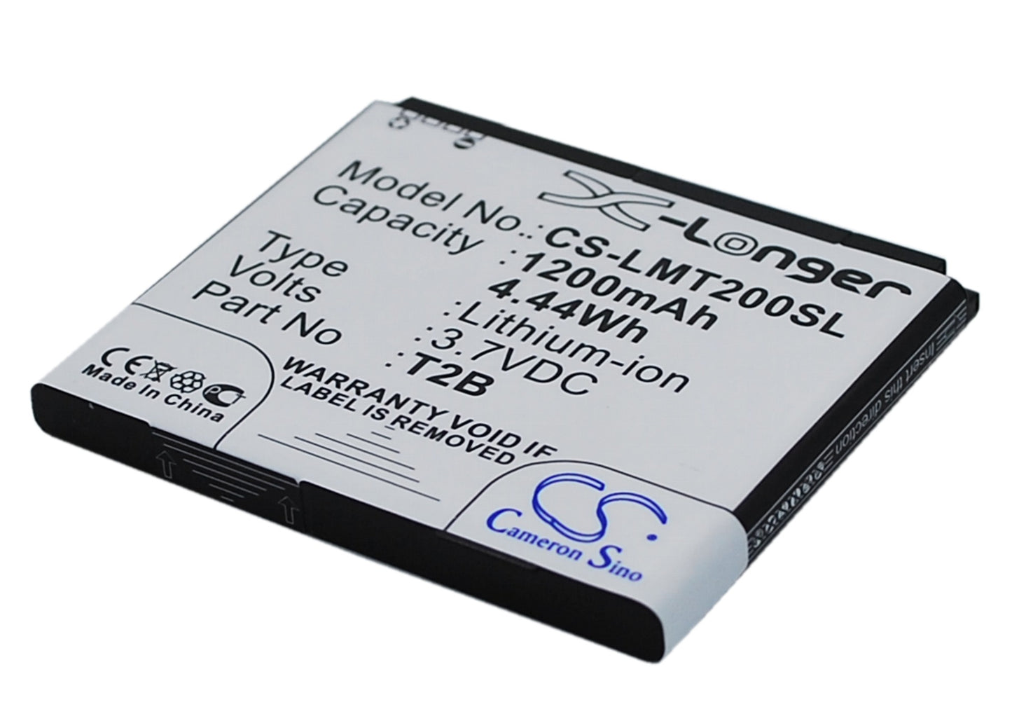 3.7V 1200mAh/4.44Wh Li-ion Mobile/SmartPhone Battery for Lumigon