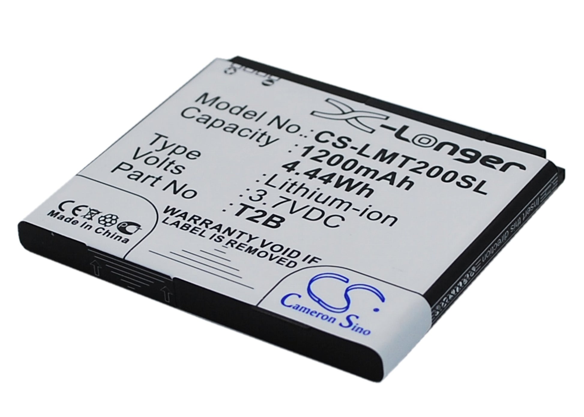 3.7V 1200mAh/4.44Wh Li-ion Mobile/SmartPhone Battery for Lumigon