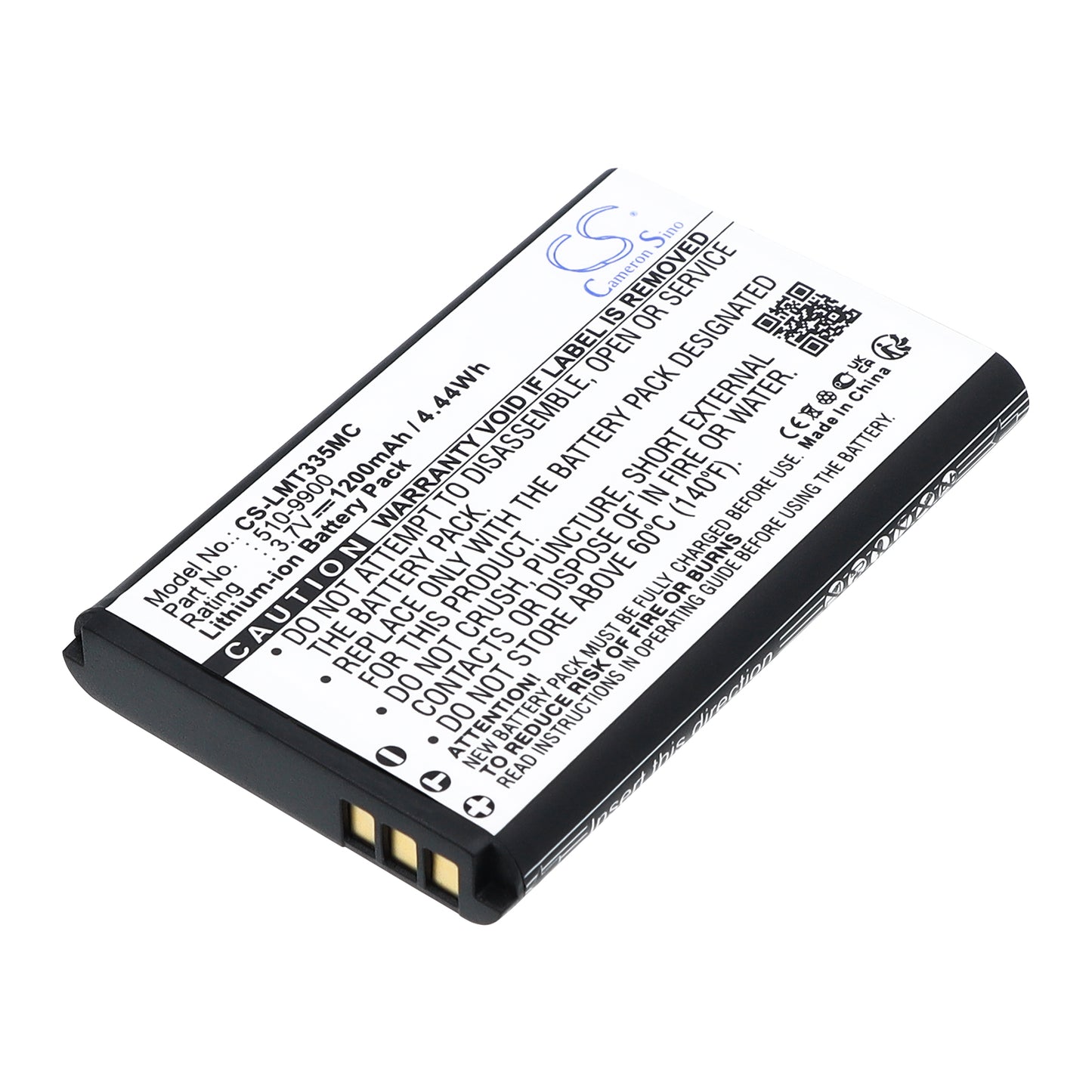 3.7V 1200mAh Li-ion Camera Battery for Liquid Image