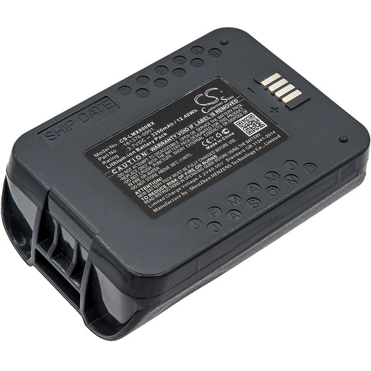 3.7V 3350mAh/12.40Wh Li-ion Barcode/Scanner Battery for LXE