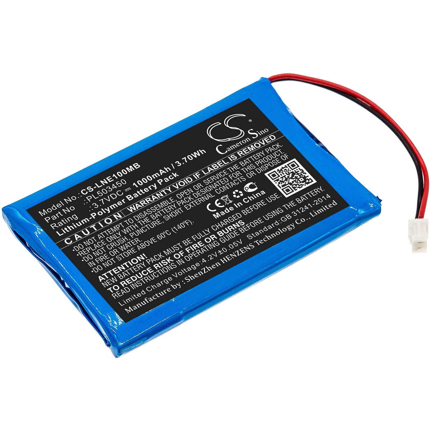 CS-LNE100MB Replacement Battery – Compatible with Grand Elite, Grand Elite Baby Monitor