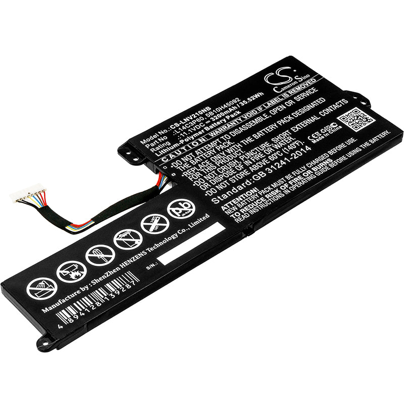 11.1V 3200mAh/35.52Wh Li-Polymer Notebook/Laptop Battery for Lenovo